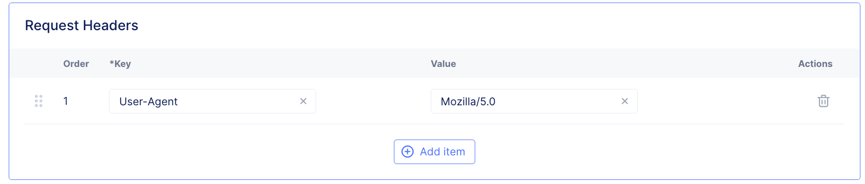 Figure: Request Headers
