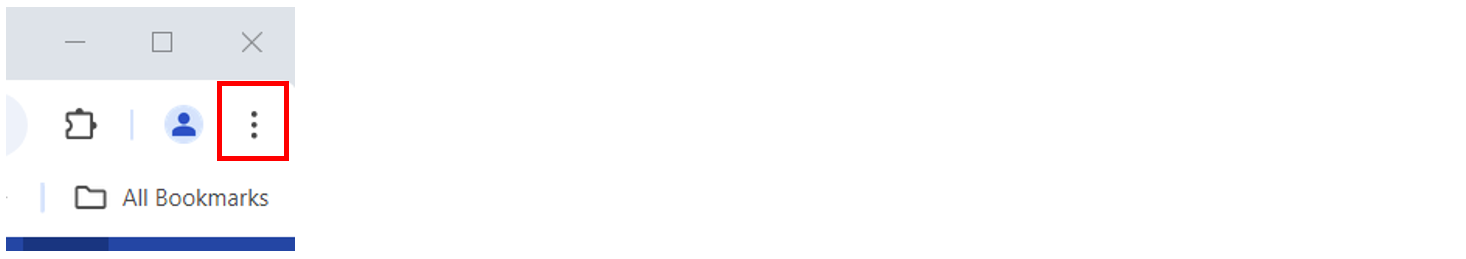 Figure: Google Chrome More menu